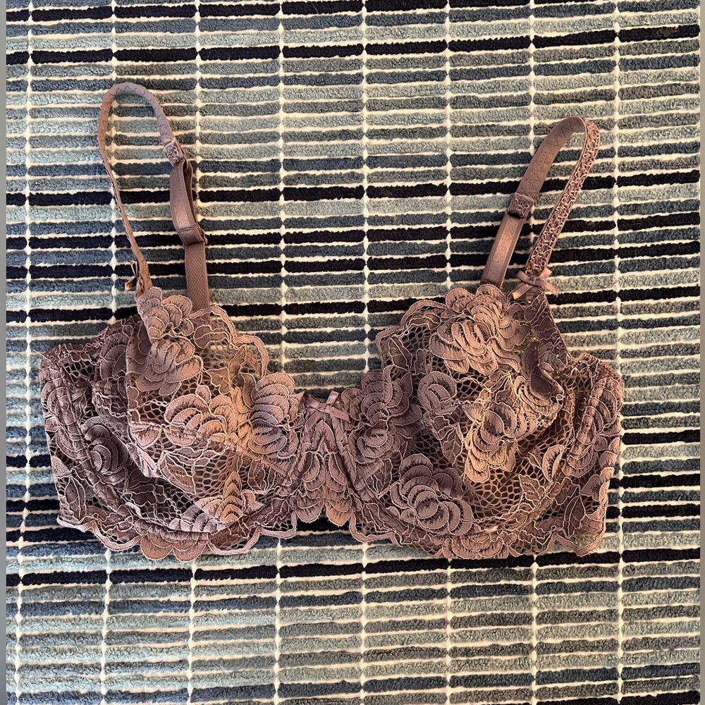 Adore Me unlined purple bra, 34DD